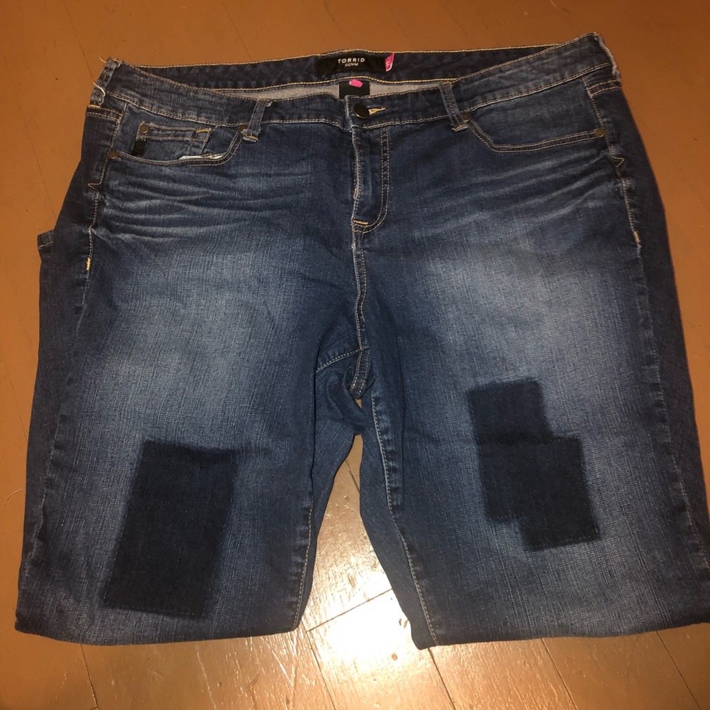 Patchwork Skinny Jeans